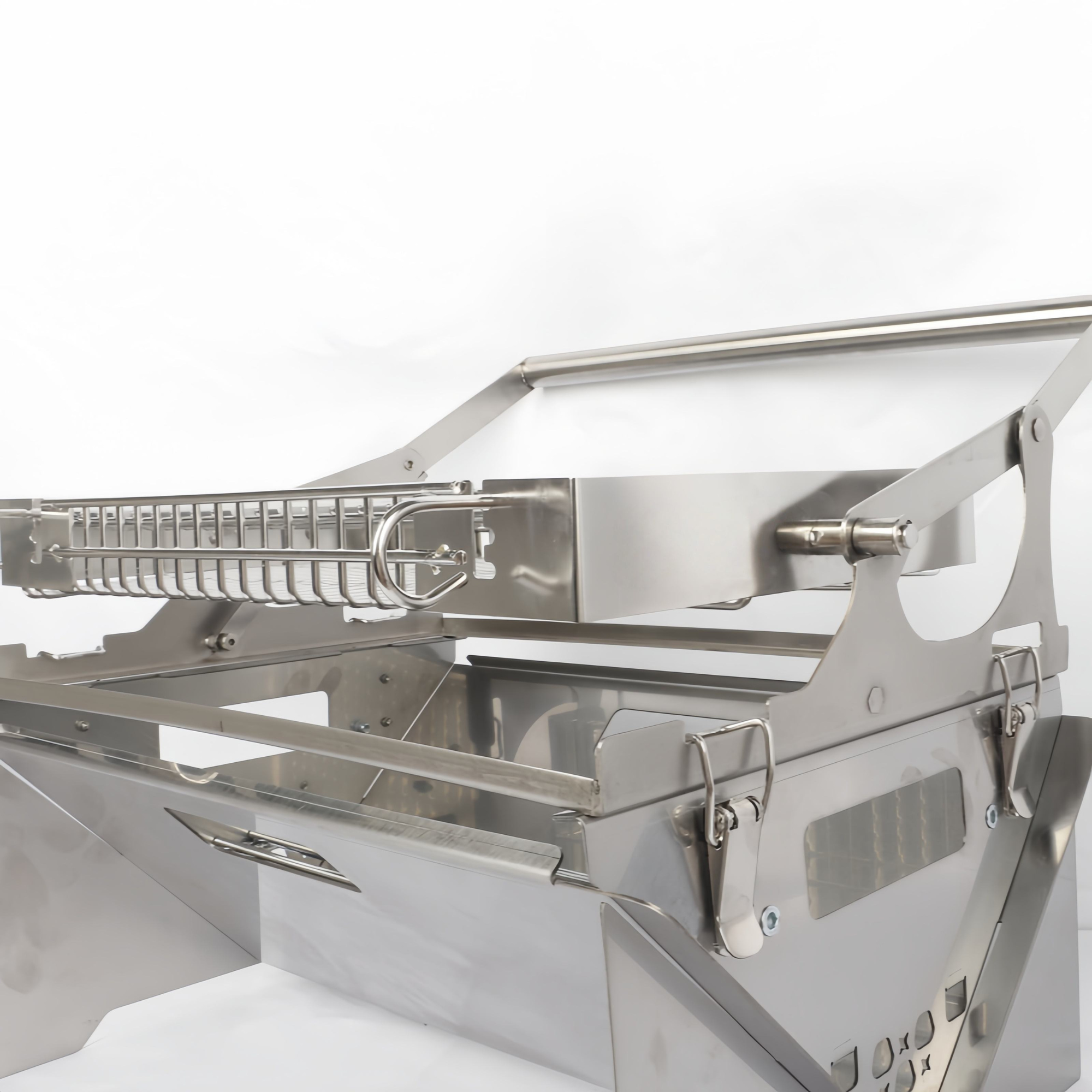 Clay Union – Barbecue pliable à grille rotative