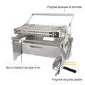 Clay Union – Barbecue pliable à grille rotative